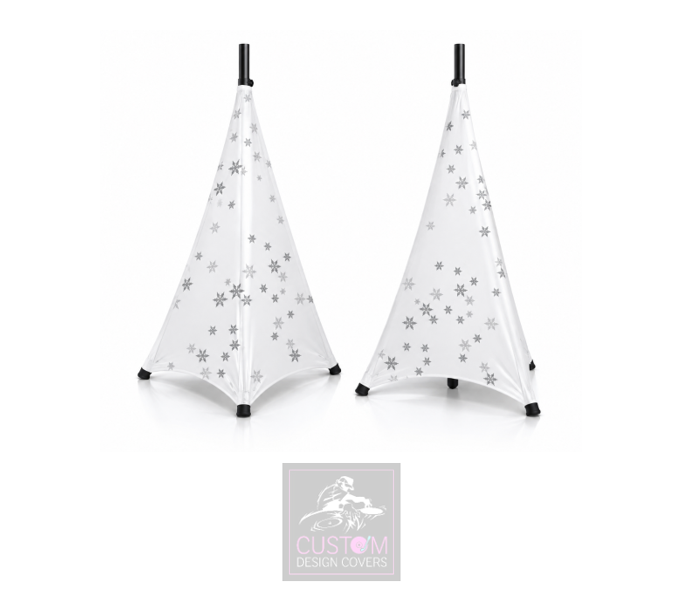 White Christmas *Grey* Lycra DJ Covers (PACKAGE BUNDLE)