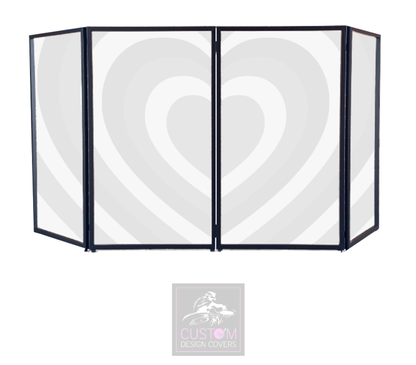 SILVER HEART DJ LYCRA FACADE PANELS