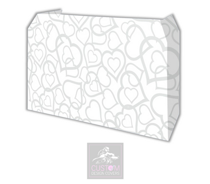 Grey Hearts Lycra DJ Covers (PACKAGE BUNDLE)