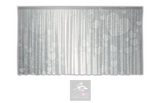 Grey Wedding Hearts Backdrop Curtain