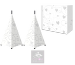 Hearts & Vines Lycra DJ Booth Cover (PACKAGE BUNDLE) - COMBI 