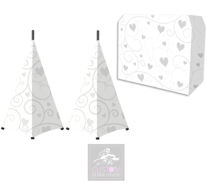 Hearts & Vines Lycra DJ Covers (PACKAGE BUNDLE) - MKII 