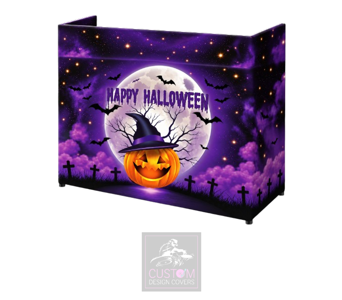 Halloween Lycra DJ Booth Cover