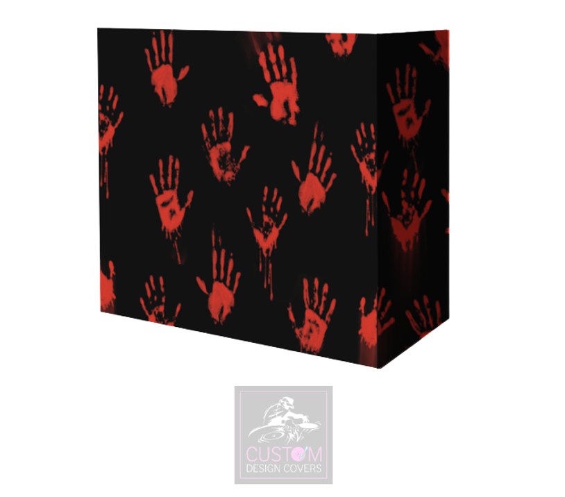 Bloody Hand Prints Booth Cover Truss