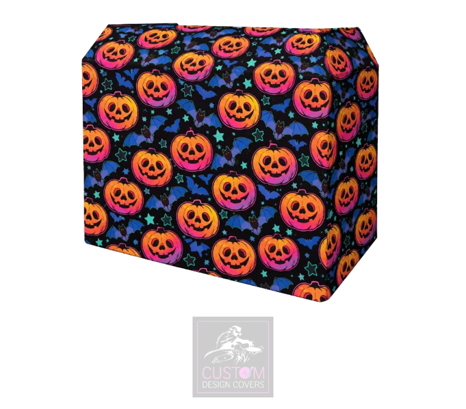 Halloween - Smiling Pumpkins Lycra DJ Booth Cover
