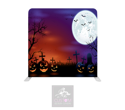 Halloween Night Lycra Pillowcase Backdrop Cover