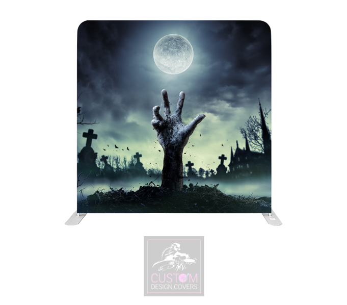 Zombie Hand Lycra Pillowcase Backdrop Cover