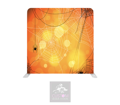 Spiders & Webs Lycra Pillowcase Backdrop Cover