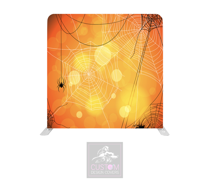 Spiders & Webs Lycra Pillowcase Backdrop Cover