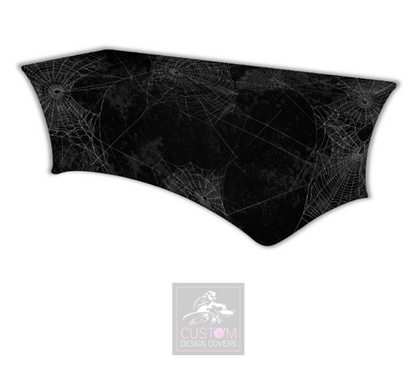 Halloween Cobwebs Lycra Table Cover