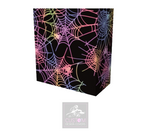 Halloween Multi-coloured UV Effect Spider Web Lycra DJ Booth Cover 