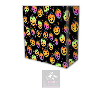 Halloween Pumpkin Lycra DJ Booth Cover