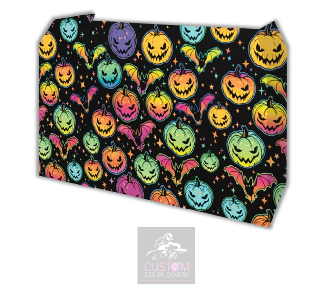 Halloween Bats Lycra DJ Booth Cover