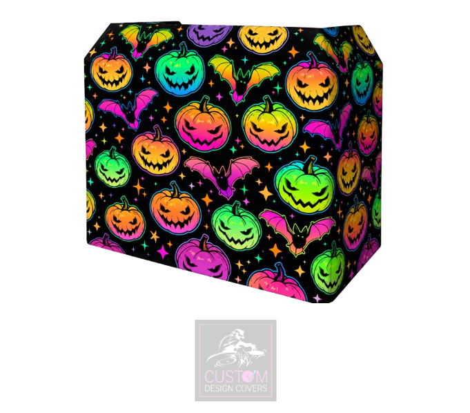 Halloween Pumpkin and Bats Lycra DJ Covers (PACKAGE BUNDLE)
