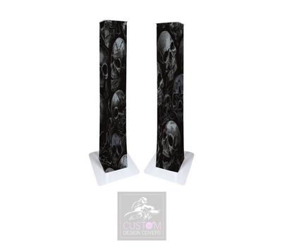 Happy Halloween Skulls Lycra Podiums (PAIR) 