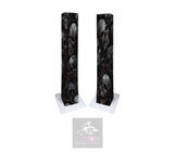 Happy Halloween Skulls Lycra Podiums (PAIR) 