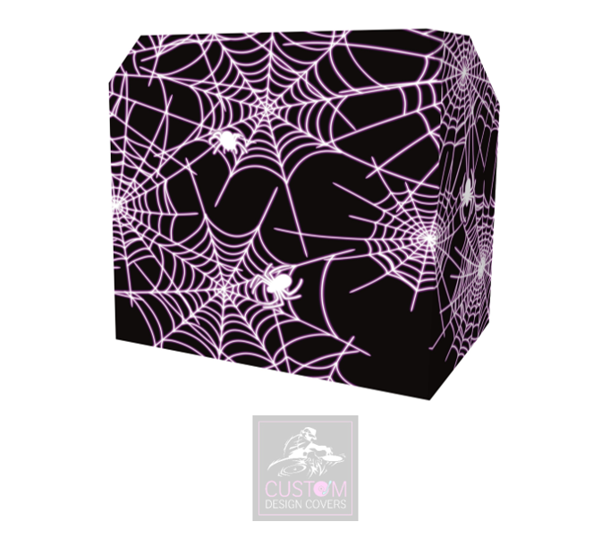 UV Effect Halloween Spider Web- Lycra DJ Booth Cover