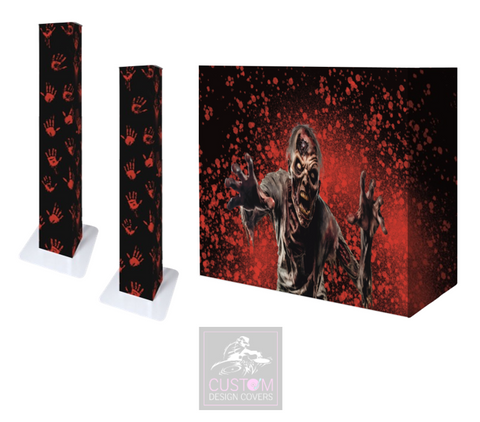 Halloween Zombie Lycra DJ Booth Cover (PACKAGE BUNDLES) - TRUSS