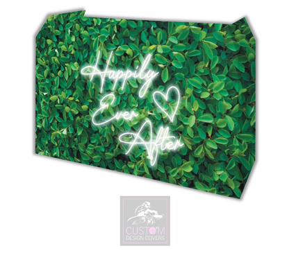 Spiraea Leaves Happily Ever After Lycra DJ Booth Cover