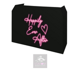 Neon Effect Happily Ever After Lycra DJ Booth Cover