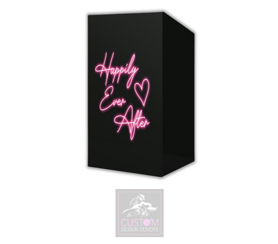 Neon Effect Happily Ever After Lycra DJ Booth Cover 