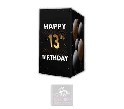 Happy 13th Birthday Lycra DJ Booth Cover 