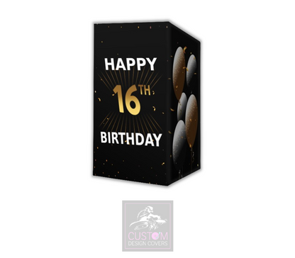 Happy 16th Birthday Lycra DJ Booth Cover 