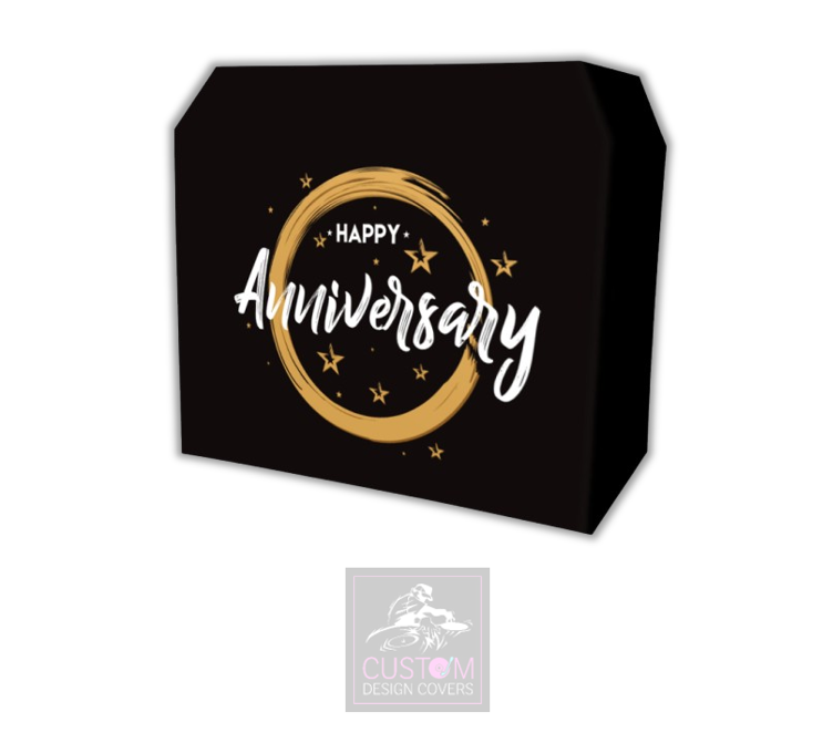 Happy Anniversary Lycra DJ Booth Cover 