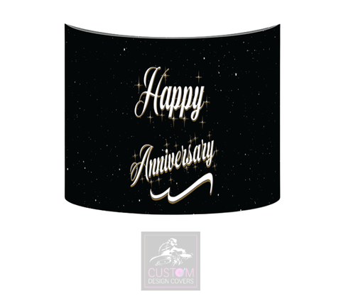 HAPPY ANNIVERSARY LYCRA DJ BOOTH COVER *SINGLE SIDED*