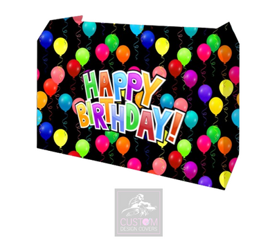 Happy Birthday Lycra DJ Booth Cover (PACKAGE BUNDLE)
