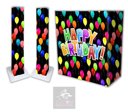 Happy Birthday Lycra DJ Booth Cover (PACKAGE BUNDLE)