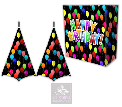 Happy Birthday Lycra DJ Booth Cover (PACKAGE BUNDLE)