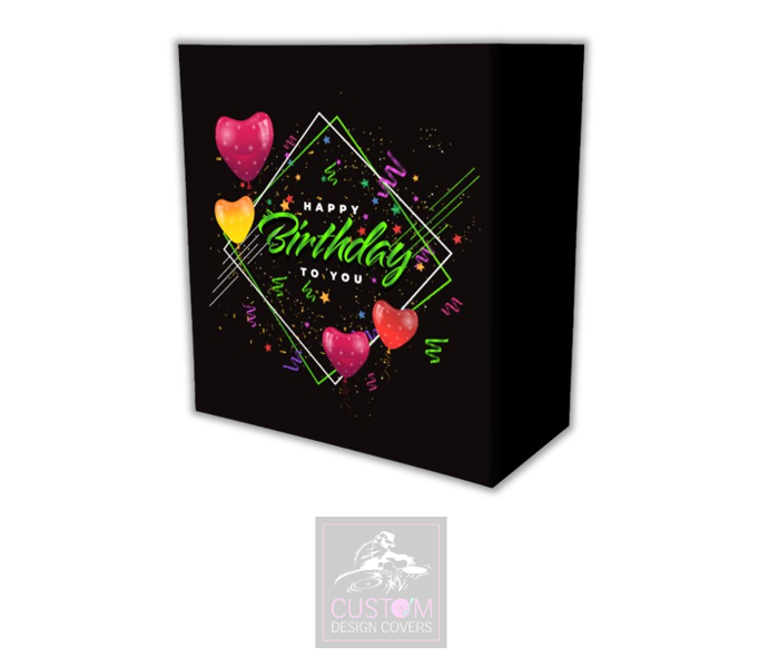 Happy Birthday Lycra DJ Booth Cover