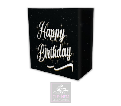 Happy Birthday Lycra DJ Booth Cover  