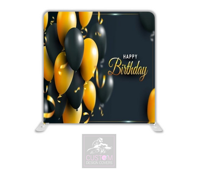 Happy Birthday Lycra Pillowcase Backdrop Cover (DOUBLE SIDED)