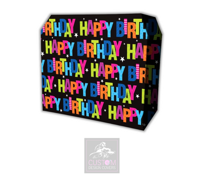 Happy Birthday Lycra DJ Booth Cover 