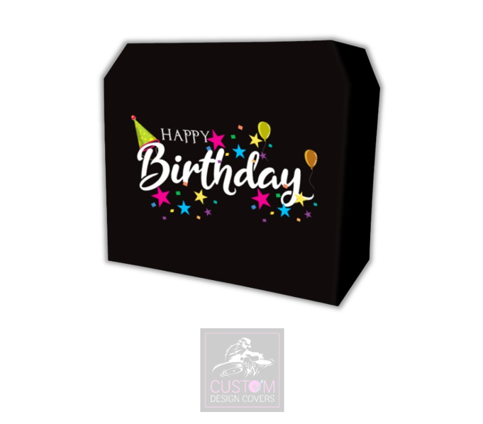 Happy Birthday Lycra DJ Booth Cover