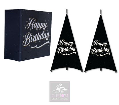 Happy Birthday Lycra DJ Booth Cover (PACKAGE BUNDLES) - TRUSS