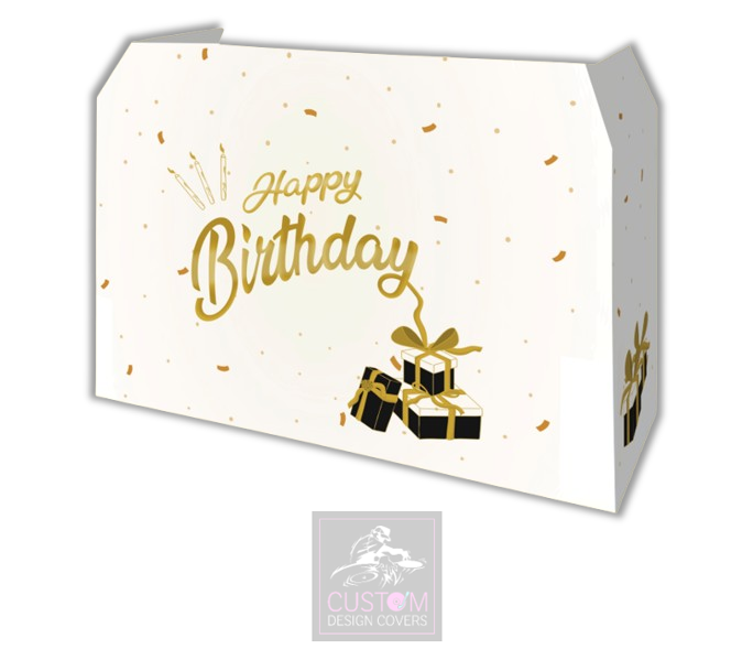 Happy Birthday Lycra DJ Booth Cover 