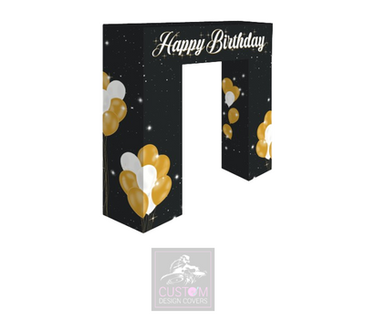 Happy Birthday Themed Event Arch Cover