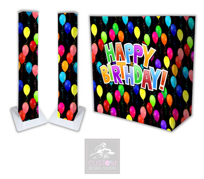 Happy Birthday Lycra DJ Booth Cover (PACKAGE BUNDLE)