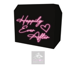 Neon Effect Happily Ever After Lycra DJ Booth Cover