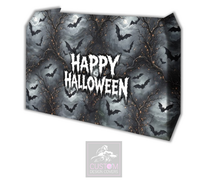 Happy Halloween Bats Lycra DJ Booth Cover