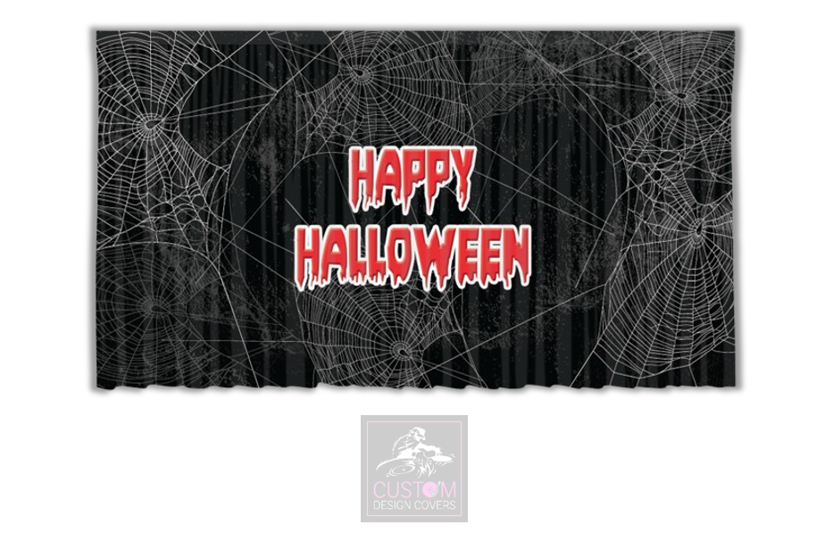 Happy Halloween Backdrop Curtain