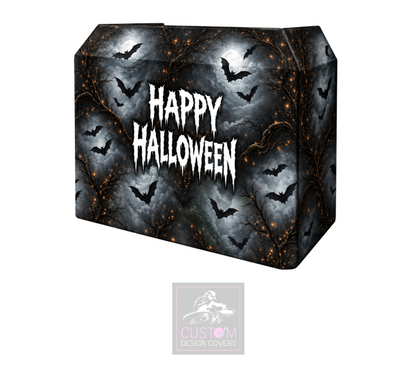 Happy Halloween Bats Lycra DJ Booth Cover
