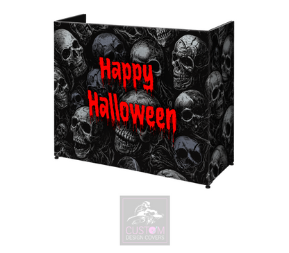 Happy Halloween UV Lycra DJ Booth Cover