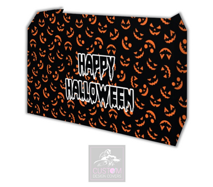 Pumpkin Happy Halloween Lycra DJ Booth Cover