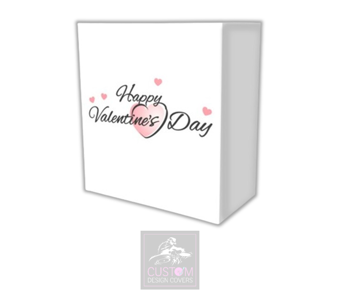 Happy Valentines Day Lycra DJ Booth Cover