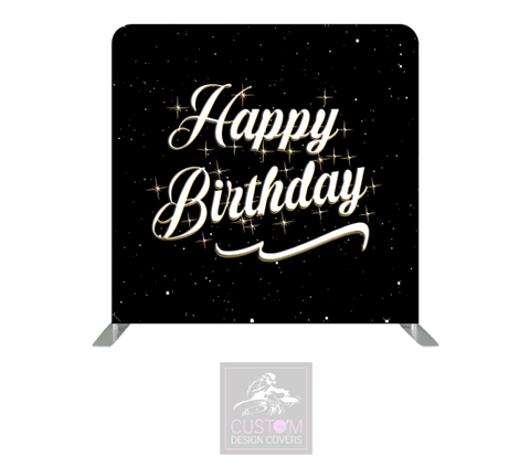 Happy Birthday Lycra Pillowcase Backdrop Cover (DOUBLE SIDED)