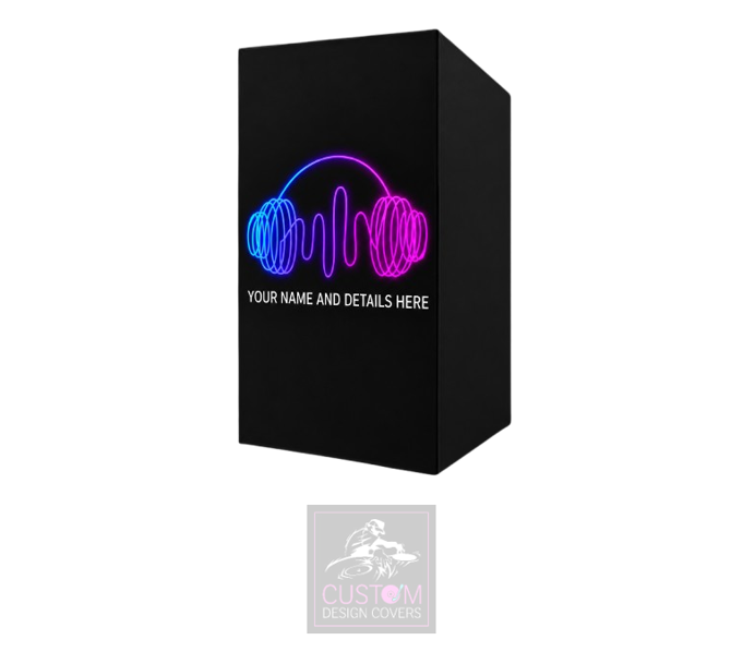 Headphones Custom Lycra DJ Booth Cover